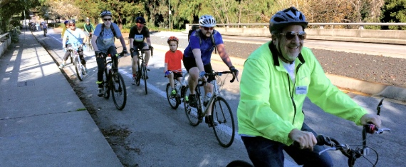 Lenny's weekly bike rides